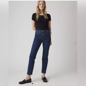 Levi's Dark Wash Wedgie Straight Jeans
